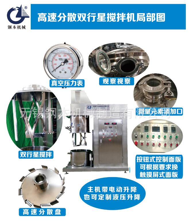50L高速分散双行星搅拌机